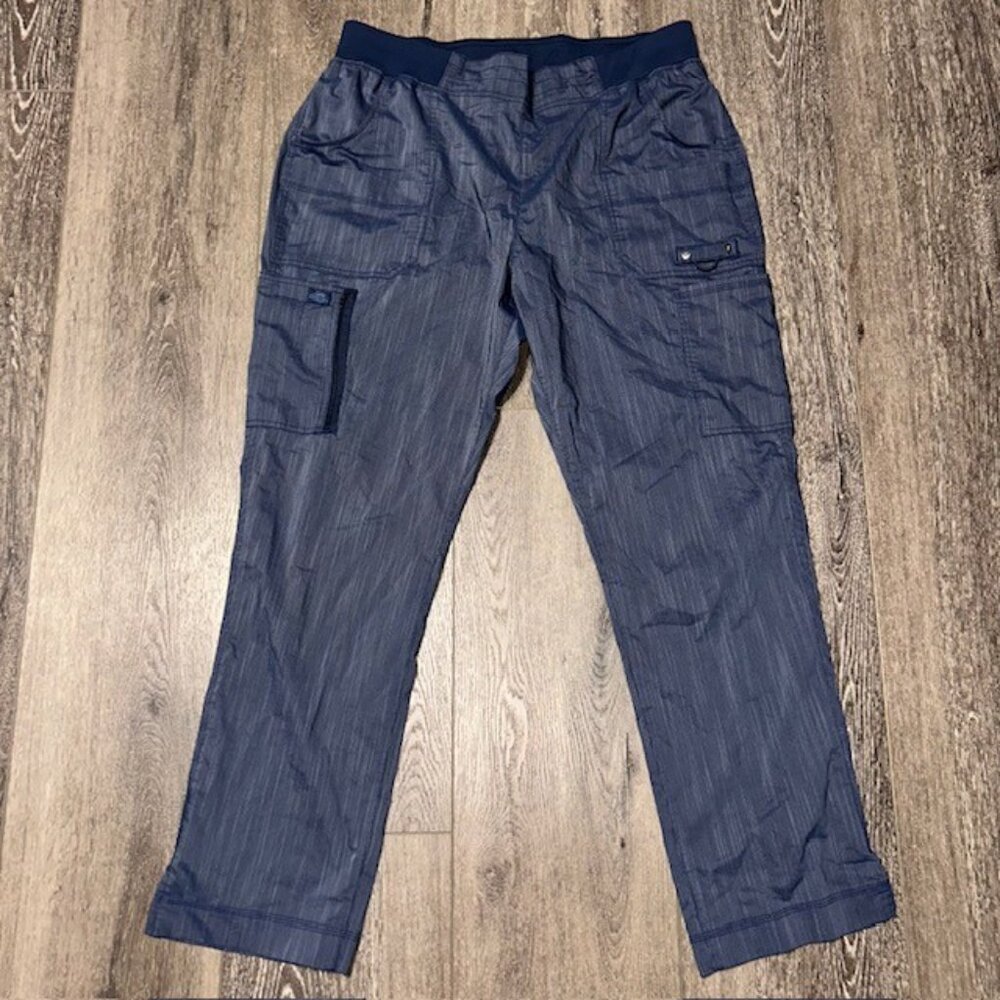 Pewter Dickies Scrubs Advance Unisex V Neck 3 Pocket Top DK695 Pants DK165 Sz XL - Picture 5 of 8